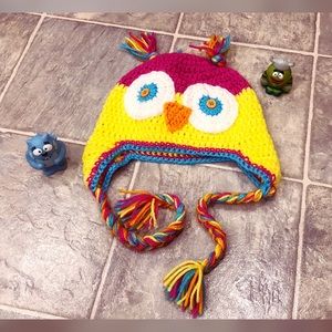 Adorbs, kid’s, owl beanie!!